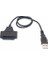 PNH-164 Mikro Sata 7+9 16 Pin 1.8" To USB 2.0 HDD Çevirici Kablo 3