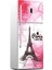 Paris Desenli Buzdolabı Kapağı Kaplama Sticker 0138 1