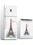 Paris Desenli Buzdolabı ve Bulaşık Makinesi Takım Sticker 0031 1