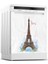 Paris Desenli Bulaşık Makinesi Kapak Sticker 0062 1