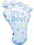 It's a Boy Erkek Ayak Folyo Balon Hastene Bebek Doğum Odası 1