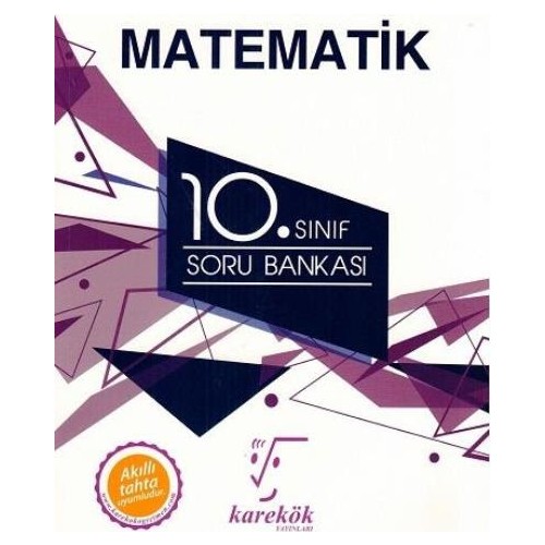 Karekök Yayınları 10.Sınıf Matematik Soru Bankası Kitabı ve Fiyatı