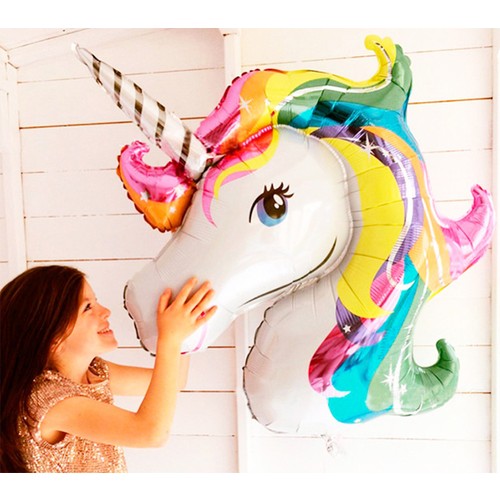 Kazanabil Unicorn Tek Boynuzlu At Folyo Balon 92x126cm Fiyati