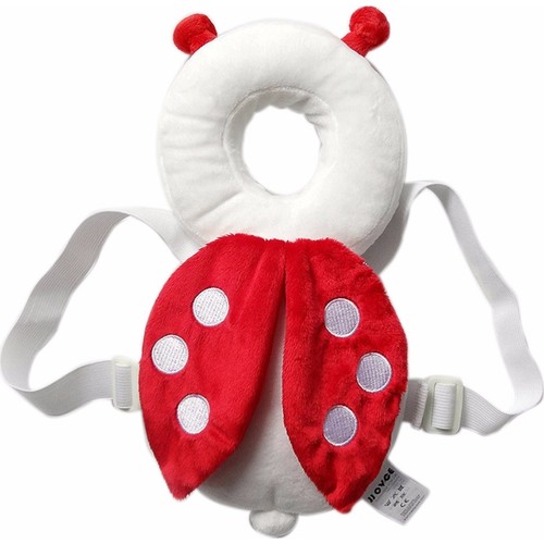 Baby&amp;Me Bebek Kafa Koruma Yastığı Sevimli Kanatlar Kırmızı