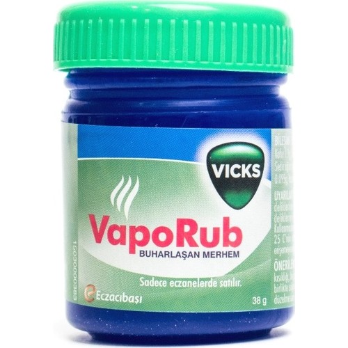 Vaporub Vicks Buharlaşan Krem 38 gr Fiyatı Taksit