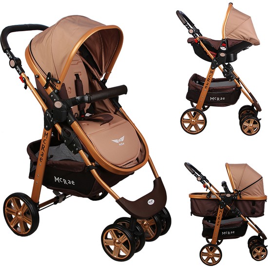 McRae MC540 Premium Gold Trio Travel Sistem Bebek Arabası Fiyatı