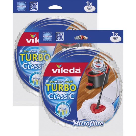 Vileda Turbo Easy Wring & Clean Yedek Paspas x 2 Adet
