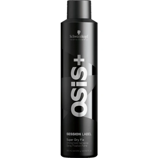 Osis Session Label Super Dry Fix Strong Hold Saç Spreyi 300 ml
