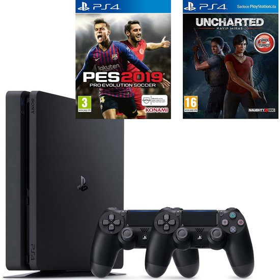 Sony PS4 Slim 500Gb Eurasia Oyun Konsolu + 2. PS4 Kol + PS4 Fiyatı