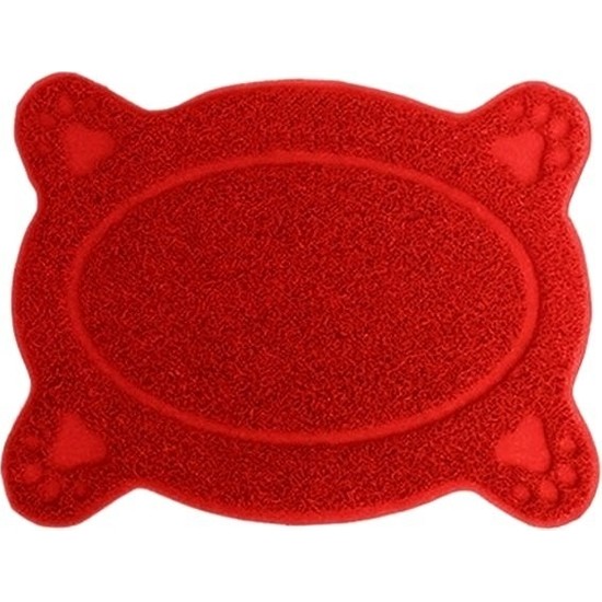 Ans Kedi Tuvalet Önü Paspası Çemberli Kırmızı 3850 Cm Fiyatı