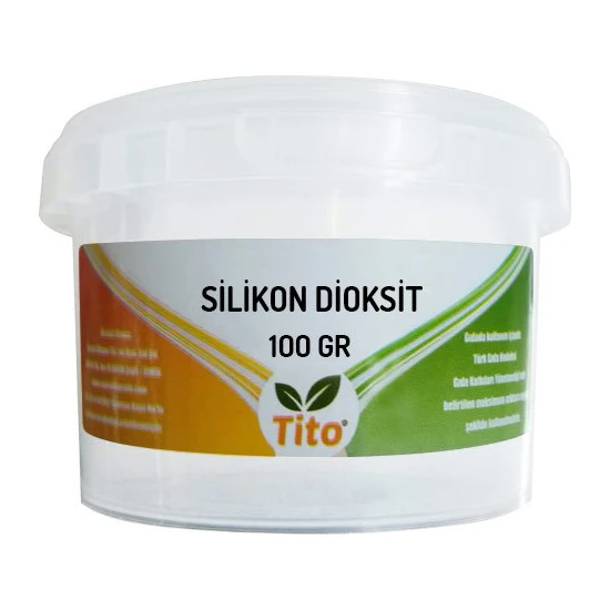 Tito Silikon Dioksit Gıda Tipi - 100 gr