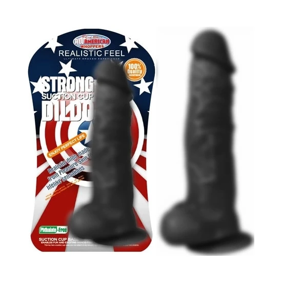 Xise 27 cm Vantuzlu Gerçekçi Realistik Zenci Penis Dildo