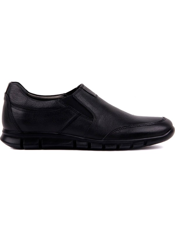 Sail Laker's Siyah Deri Erkek Günlük Ayakkabı