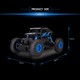 R/C 1:18 Rock Crawler 4x4 WD Uzaktan Kumandalı Araba Buggy Jeep - Mavi