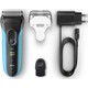 Braun Series 3 ProSkin 3040s Tıraş Makinesi, Siyah/Mavi - Şarj Edilebilir Elektrikli Suya Dayanıklı Tıraş Makinesi Braun Series 3 ProSkin 3040s Tıraş Makinesi, Siyah/Mavi - Şarj Edilebilir Elektrikli Suya Dayanıklı Tıraş Makinesi