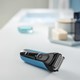 Braun Series 3 ProSkin 3040s Tıraş Makinesi, Siyah/Mavi - Şarj Edilebilir Elektrikli Suya Dayanıklı Tıraş Makinesi