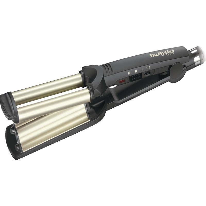 Babyliss Easy Waves 200 Derece 3 Isı Ayarlı Titanyum Seramik Kaplama Su Dalgası Wag Saç Maşası Siyah C260E
