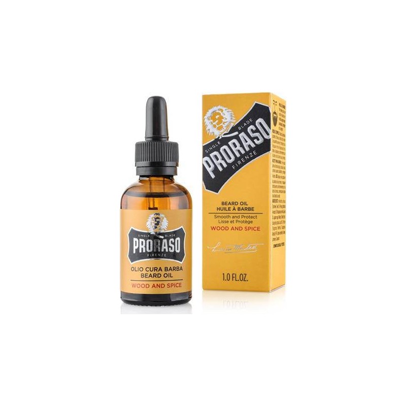 Proraso Sakal Bakım Yağı Wood Spice Yumuşatıcı Formül 30 ml Paraben ve Silikon İçermez