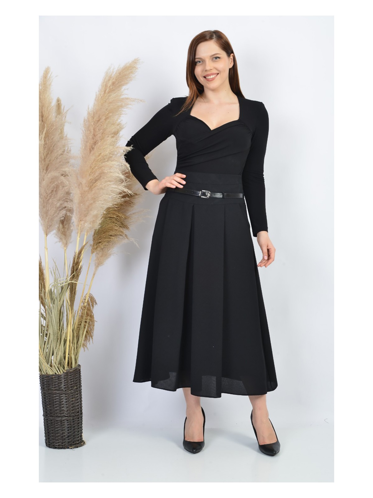 Sorallineline Sorallinelinebayan Eteketamin DESEN755 Taş - Görsel 5