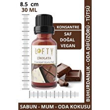 Lofty Çikolata  Uçucu Yağ  Buhurdanlık Esansı Konsantre Oda Kokusu  Esans Buhur Yağı 30ML