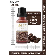 Lofty Kahve  Uçucu Yağ  Buhurdanlık Esansı Konsantre Oda Kokusu Uçucu Esans Buhur Yağı 30ML