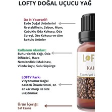 Lofty Kahve  Uçucu Yağ  Buhurdanlık Esansı Konsantre Oda Kokusu Uçucu Esans Buhur Yağı 30ML