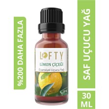 Lofty Limon Çiçeği Doğal Uçucu Yağ Saf Buhurdanlık Esansı Konsantre Oda Kokusu  Esans Buhur Yağı 30 ml