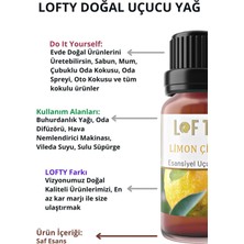 Lofty Limon Çiçeği Doğal Uçucu Yağ Saf Buhurdanlık Esansı Konsantre Oda Kokusu  Esans Buhur Yağı 30 ml