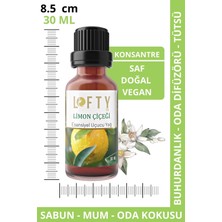 Lofty Limon Çiçeği Doğal Uçucu Yağ Saf Buhurdanlık Esansı Konsantre Oda Kokusu  Esans Buhur Yağı 30 ml