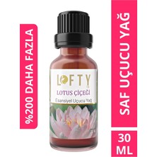 Lofty Lotus Çiçeği  Uçucu Yağ  Buhurdanlık Esansı Konsantre Oda Kokusu  Esans Buhur Yağı 30ML