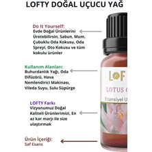 Lofty Lotus Çiçeği  Uçucu Yağ  Buhurdanlık Esansı Konsantre Oda Kokusu  Esans Buhur Yağı 30ML