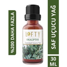 Lofty Okaliptus  Uçucu Yağ  Buhurdanlık Esansı Konsantre Oda Kokusu  Esans Buhur Yağı 30ML