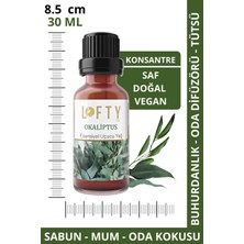 Lofty Okaliptus  Uçucu Yağ  Buhurdanlık Esansı Konsantre Oda Kokusu  Esans Buhur Yağı 30ML