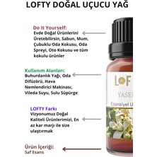 Lofty Yasemin  Uçucu Yağ  Buhurdanlık Esansı Konsantre Oda Kokusu  Esans Buhur Yağı 30ML