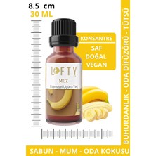 Lofty Çilek, Muz, Vanilya  Uçucu Yağ  Buhurdanlık Esansı Oda Kokusu Uçucu Esans Buhur Yağı 30ML