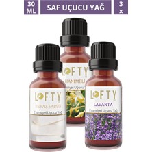 Lofty Hanımeli, Lavanta, Beyaz Sabun  Uçucu Yağ  Buhurdanlık Esansı Oda Kokusu Buhur Yağı 30ML