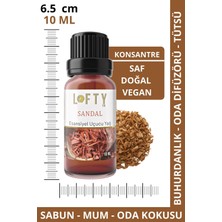 Lofty Sandal Uçucu Yağ Buhurdanlık Esansı Konsantre Oda Kokusu Uçucu Esans Buhur Yağı 10 ml