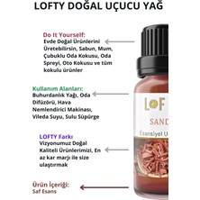 Lofty Sandal Uçucu Yağ Buhurdanlık Esansı Konsantre Oda Kokusu Uçucu Esans Buhur Yağı 10 ml