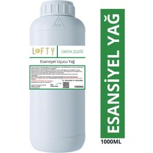 Lofty Limon Çiçeği Esansiyel Uçucu Yağ, Konsantre Esans, Oda Kokusu 1000 ml