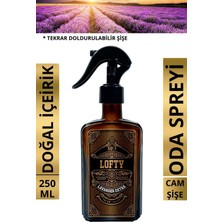 Lofty Lavanta Extra Cam Şişe Oda ve Çamaşır Spreyi Vegan Içerik / Oda Parfümü / Oda Kokusu Lüx / Lavander