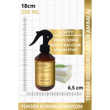 Lofty Beyaz Sabun Oda ve Çamaşır Spreyi Oda Parfümü, Oda Kokusu, Koku Giderici White Soap 250ML