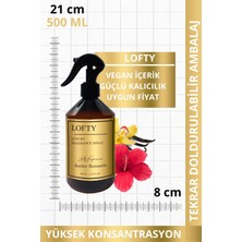 Lofty Amber Romantik Oda ve Çamaşır Spreyi Oda Parfümü, Oda Kokusu, Koku Giderici 500ML