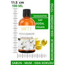 Lofty Beyaz Çiçekler Uçucu Yağ Buhurdanlık Esansı Oda Kokusu Uçucu Esansiyel Yağ Buhur Yağı 100ML