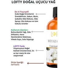 Lofty Beyaz Çiçekler Uçucu Yağ Buhurdanlık Esansı Oda Kokusu Uçucu Esansiyel Yağ Buhur Yağı 100ML