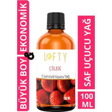 Lofty Çilek Uçucu Yağ Buhurdanlık Esansı Oda Kokusu Uçucu Esansiyel Yağ Buhur Yağı 100ML