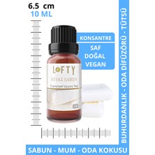 Lofty Beyaz Sabun Uçucu Yağ Buhurdanlık Esansı Konsantre Oda Kokusu Uçucu Esans Buhur Yağı 10 ml