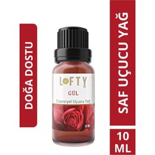 Lofty Gül Uçucu Yağ Buhurdanlık Esansı Konsantre Oda Kokusu Uçucu Esans Buhur Yağı 10 ml