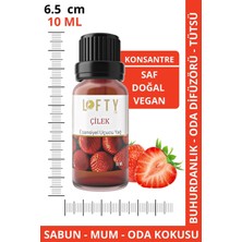 Lofty Çilek  Uçucu Yağ  Buhurdanlık Esansı Konsantre Oda Kokusu Uçucu Esans Buhur Yağı 10 ml