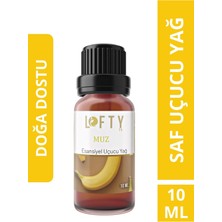 Lofty Muz  Uçucu Yağ  Buhurdanlık Esansı Konsantre Oda Kokusu Uçucu Esans Buhur Yağı 10 ml