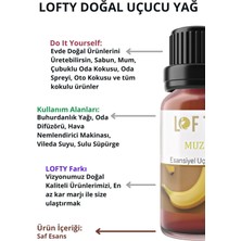 Lofty Muz  Uçucu Yağ  Buhurdanlık Esansı Konsantre Oda Kokusu Uçucu Esans Buhur Yağı 10 ml